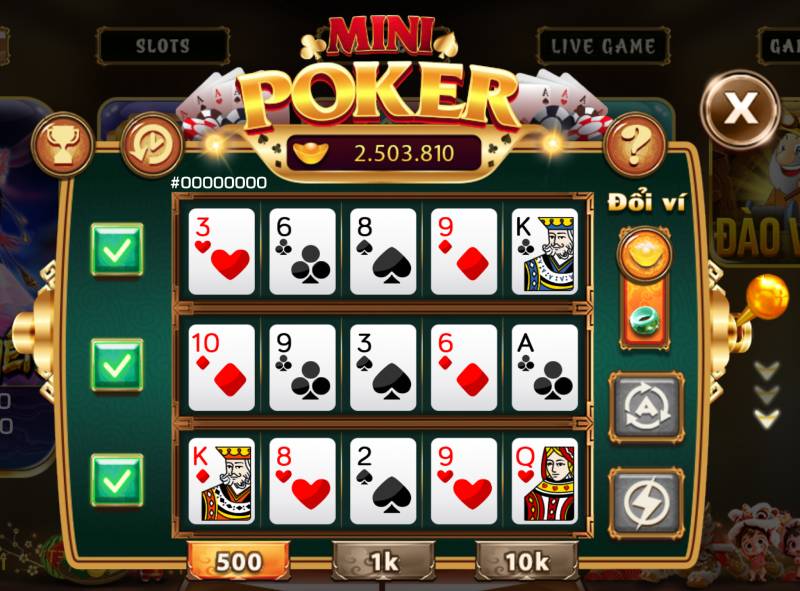 Mini Poker là gì? Khám phá sự hấp dẫn trong thế giới cá cược thêm một lần nữa. Cach Choi Mini Poker De Hieu