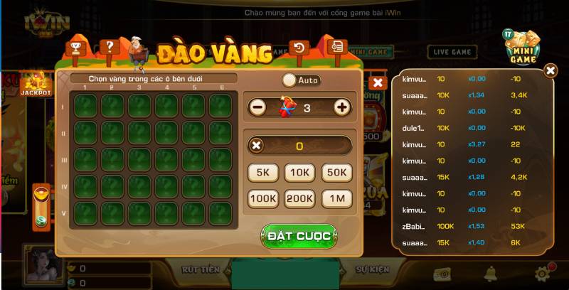 Luật Chơi Đào Vàng IWIN: Khám Phá Kho Báu Đầy Thú Vị Với Tài Năng 5 Game bài