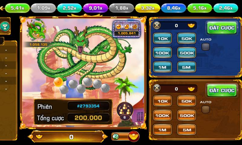 Đừng chỉ tập trung vào các phiên chơi nhỏ lẻ, hãy kiên nhẫn đầu tư thời gian và vốn để chờ đợi thời điểm vàng khi Hũ Ngọc và Hũ Rồng đạt tới ngưỡng cao nhất. {11}